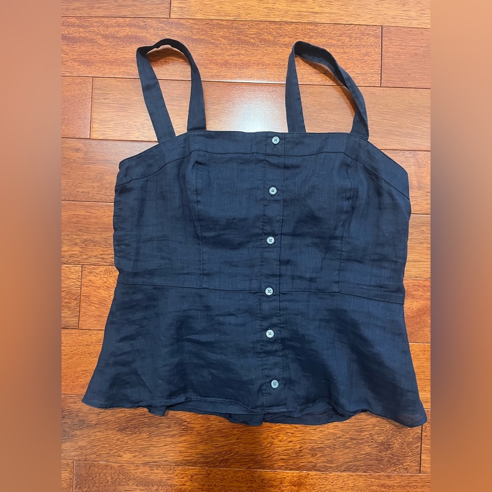Banana Republic navy sleeveless tank top